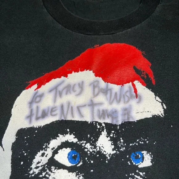 VTG Hawkwind Nic Turner Space Ritual Tour 1994 Band Tee Shirt Autographed